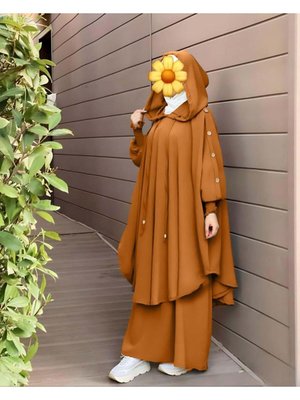 Kadın Kapşonlu Çarşaf Takımı Yeni Model Kadın Kapşonlu Çarşaf Takımı Yeni Model