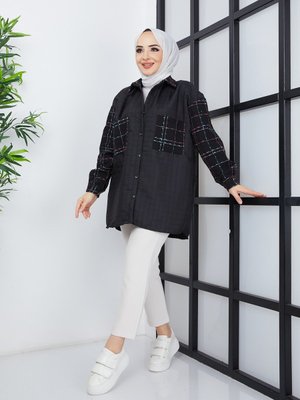 Siyah Garnili Kapitone Siyah Garnili Kapitone