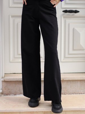 Lorava Siyah Kot Pantolon