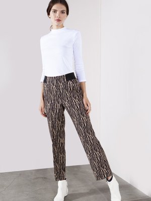 Siyah Bej Lisa Pantolon Siyah Siyah Bej Lisa Pantolon Siyah