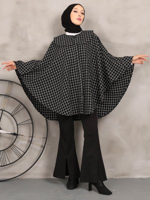 Siyah Kelebek Şanel Panço