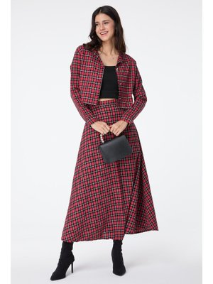 Kırmızı Bolero+etek Kırmızı Bolero+etek