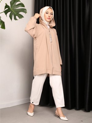 Taş Fermuarlı Aerobin Hırka Taş Fermuarlı Aerobin Hırka