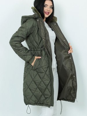 Kapitone Mont İçi Astarlı Baklava Desen