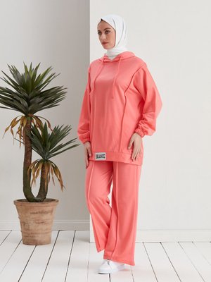 Balance Yazılı Spor İkili Takım Açık Pembe Balance Yazılı Spor İkili Takım Açık Pembe