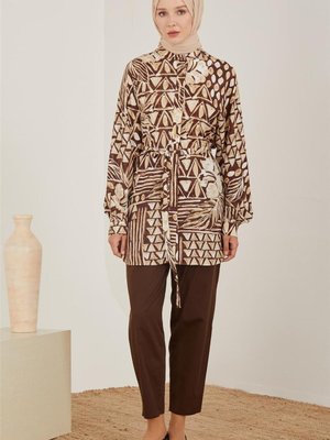 Pamuk Basıc Pantolon Bitter