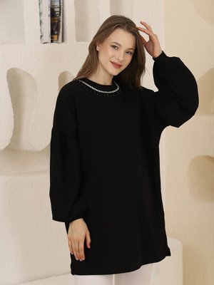 Yaka Zincirli Scuba Tunik