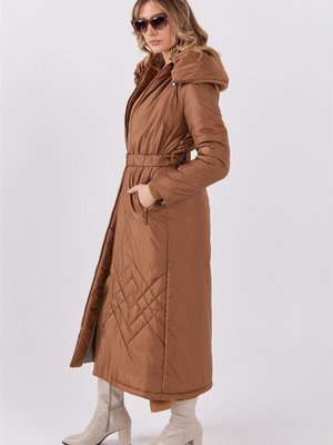 Büzgülü Dik Yaka Anorak Camel Mont Büzgülü Dik Yaka Anorak Camel Mont