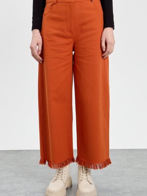 Gabardin Bol Pantolon Turuncu