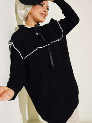 Yaka Kurdeleli Tunik