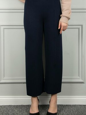 Lacivert Bol Paça Pantolon