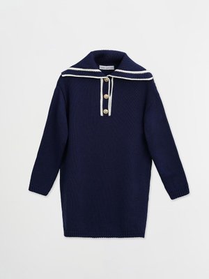 Mira Triko Kazak Lacivert Beyaz