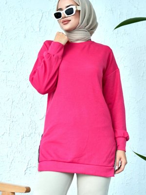 Zincirli Tunik Pembe
