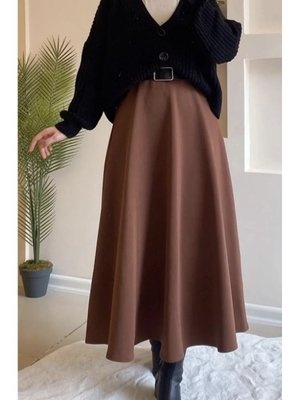 Scuba Kloş Tesettür Etek Scuba Kloş Tesettür Etek