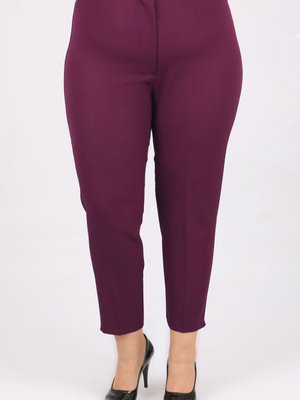 Klasik Bilek Boy Mürdüm Pantolon