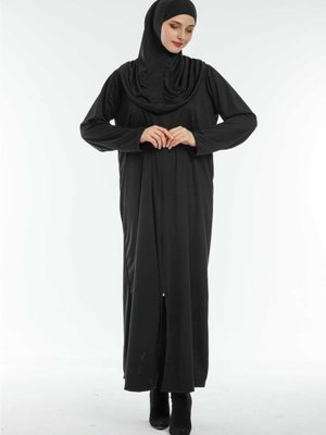Tek Parça Düz Renk Namaz Elbisesi