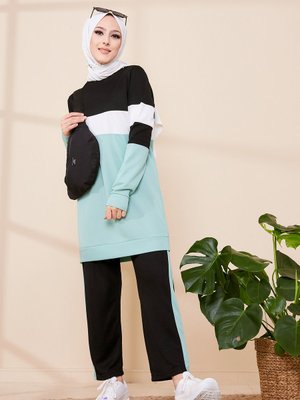 Spor Tunik Pantolon Kombin Mint