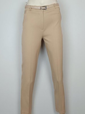 Bilek Boy Kumaş Pantolon Bej Bilek Boy Kumaş Pantolon Bej
