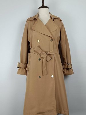 Çıt Çıtlı Trençkot Taba Çıt Çıtlı Trençkot Taba