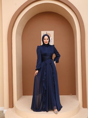 Ceyda Abiye Elbise Lacivert Ceyda Abiye Elbise Lacivert