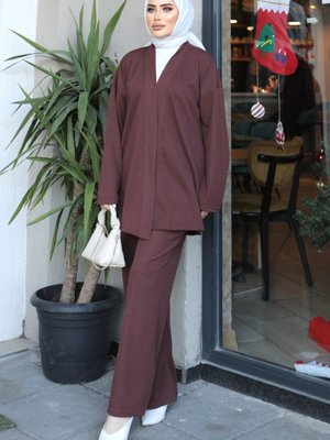 Kimonolu İkili Takım Kahve