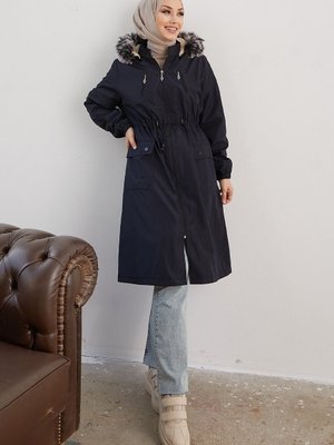 Amaya Cebi Çakımlı Içi Polar Mont Lacivert Amaya Cebi Çakımlı Içi Polar Mont Lacivert