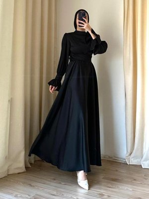 Lopez Saten Abiye Elbise