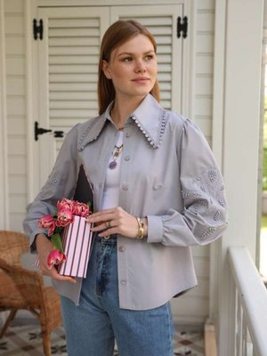 Tuğçe Gömlek Gri Tuğçe Gömlek Gri