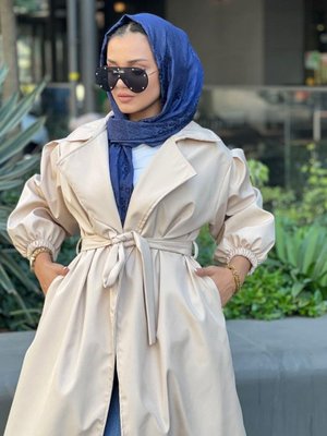 Balon Kol Trençkot Balon Kol Trençkot