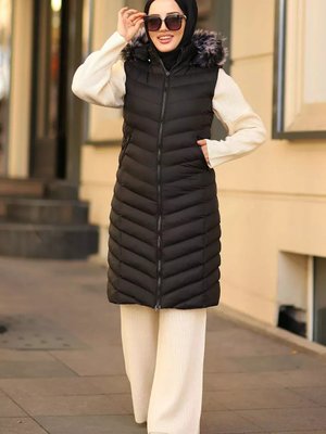 Tam Dolum Verev Dikim Kürklü Şişme Yelek