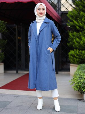 Kuşaklı Kaşe Kap Dark İndigo Kuşaklı Kaşe Kap Dark İndigo