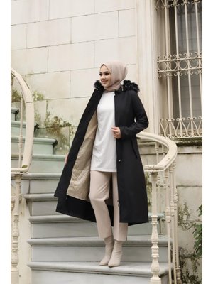 Gizli Patlı Siyah Mont