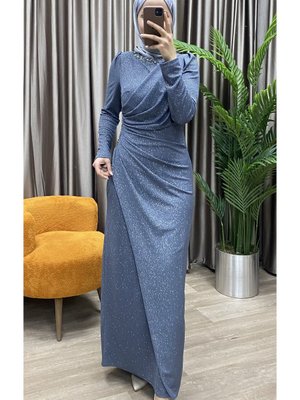 Simli Riry Tesetür Abiye Elbise Simli Riry Tesetür Abiye Elbise