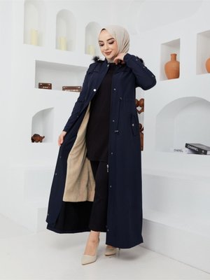 Waterprof Taba İçi Kürklü Uzun Mont Kaban Waterprof Taba İçi Kürklü Uzun Mont Kaban