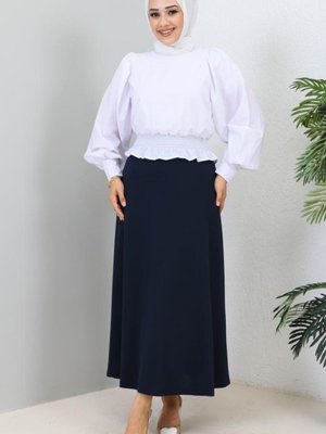 Mevlana Etek Lacivert