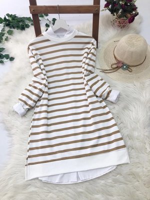 Çizgi Detaylı Tunik