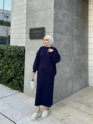 Etekli Triko Takım Etekli Triko Takım