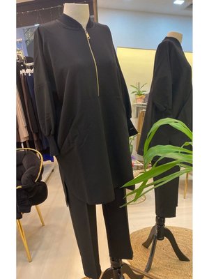 Takım Oncepli Tetayli Siyah