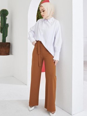 204 Kuşaklı Tesettür Pantolon