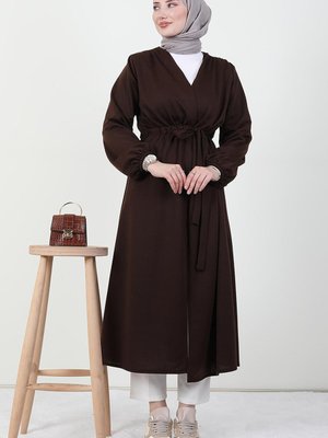 Kolu Lastikli Mevsimlik Kap Acı Kahve Kolu Lastikli Mevsimlik Kap Acı Kahve