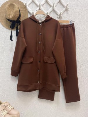 Puf Scuba Çıtçıt Detaylı Takım