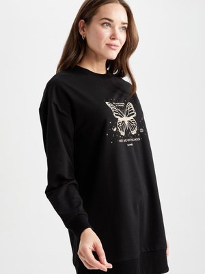 Regular Fit Bisiklet Yaka Sweatshirt Tunik