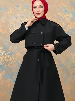 İkili Trençkot Su Geçirmez İkili Trençkot Su Geçirmez