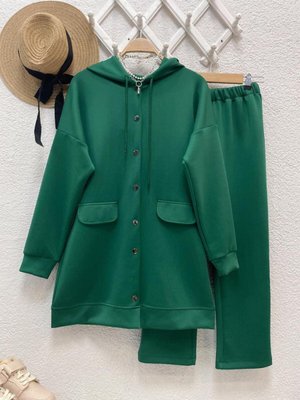 Puf Scuba Çıtçıt Detaylı Takım