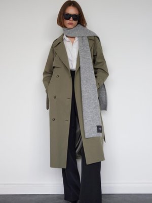 Haki Classic Kemerli Trençkot