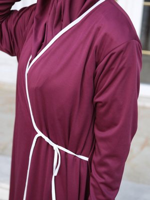 Tek Parça Kolay Kullanımlı Namaz Kıyafeti Biyeli