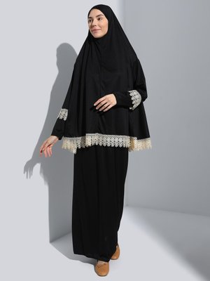 Siyah Namaz Elbisesi Siyah Namaz Elbisesi