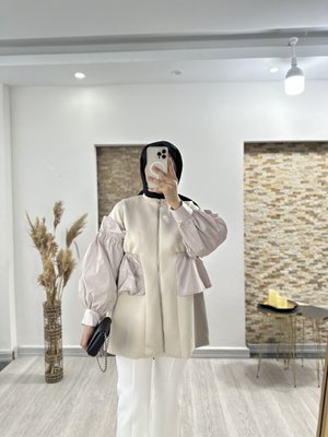 Scuba Kumaş Tasarım Ceket