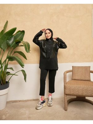 Deri Binli Eşofman Takımı