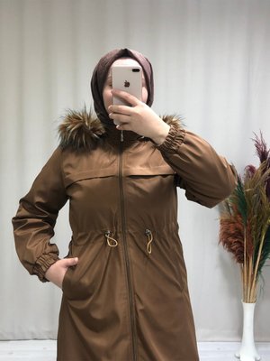 Kapüşon Kür Detaylı Mont